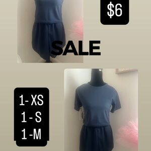 Casual Navy Blue Short Sleeve Dress - Brand Unspecified